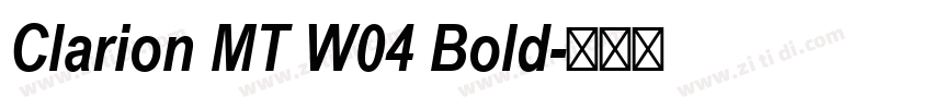 Clarion MT W04 Bold字体转换 Clarion MT W04 Bold字体转换
